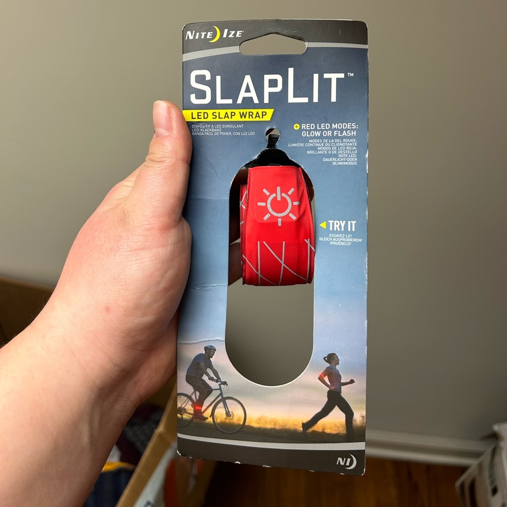Slap it light up wrist strap